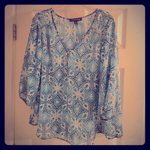 Print blouse